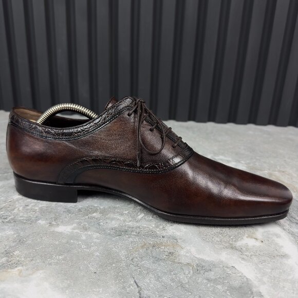 Louis Vuitton Derby Dress Lace Up Brown Crocodile 7.5 LV or 8.5 US or 41.5 EUR - Picture 8 of 17